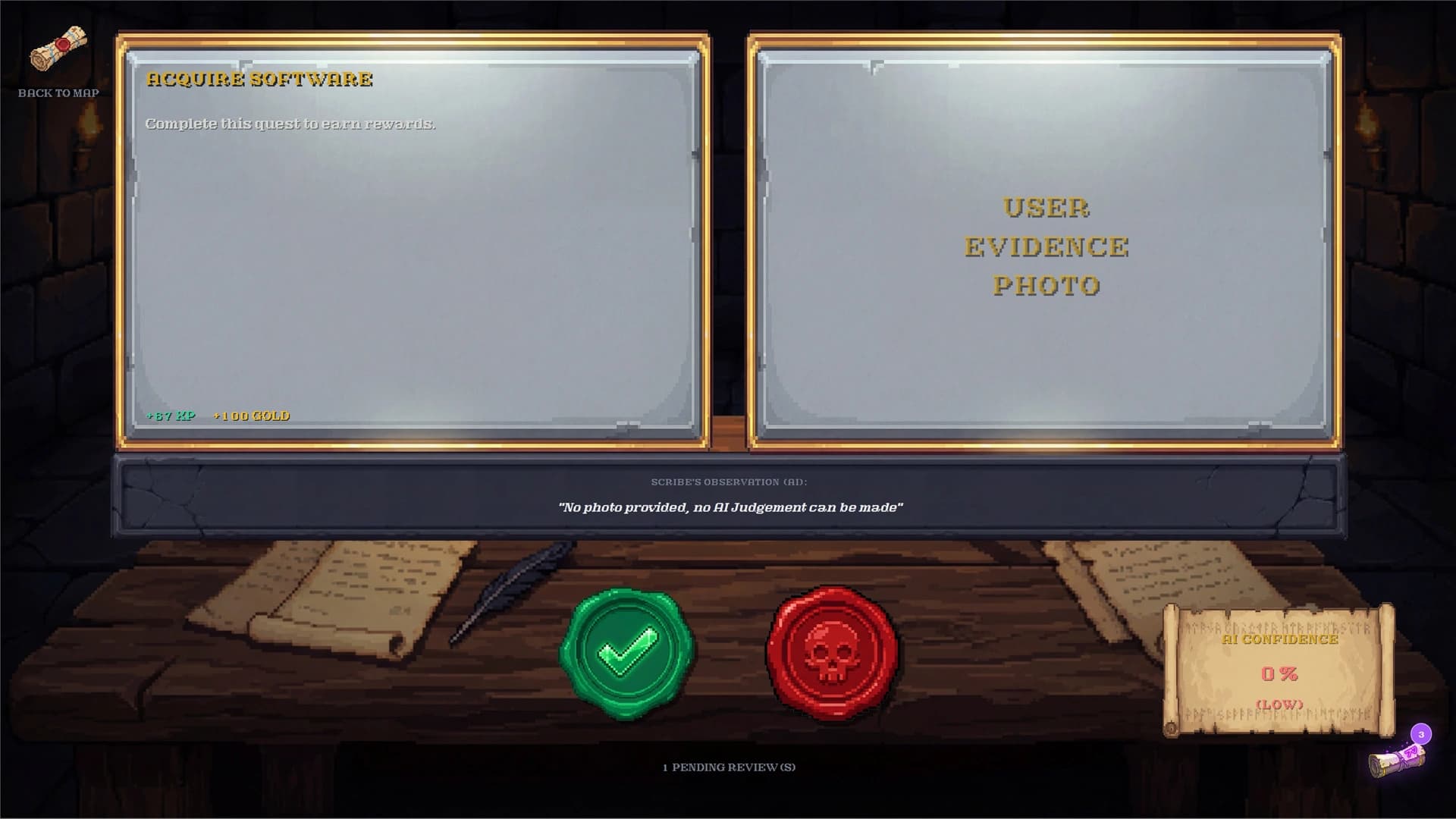 NetGrind AI review UI screenshot